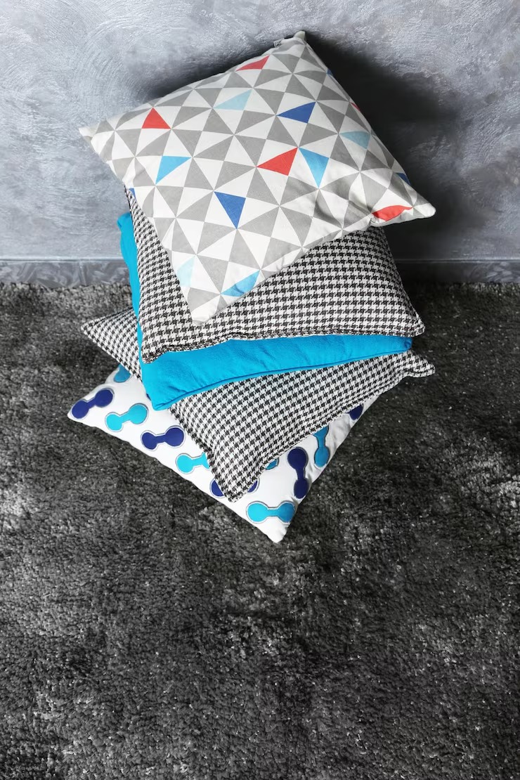 Cushions Covers 6 Decorative Pillows Grey by Orient Uniforms for customers in Dubai, Abu Dhabi, Sharjah, Ajman and across the UAE